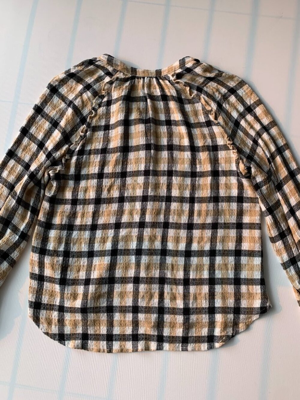 Pilcro Long Sleeve Blouse Wome's Size M crewneck - Picture 11 of 11